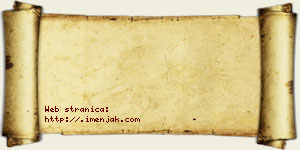 Jovana Belobabić vizit kartica